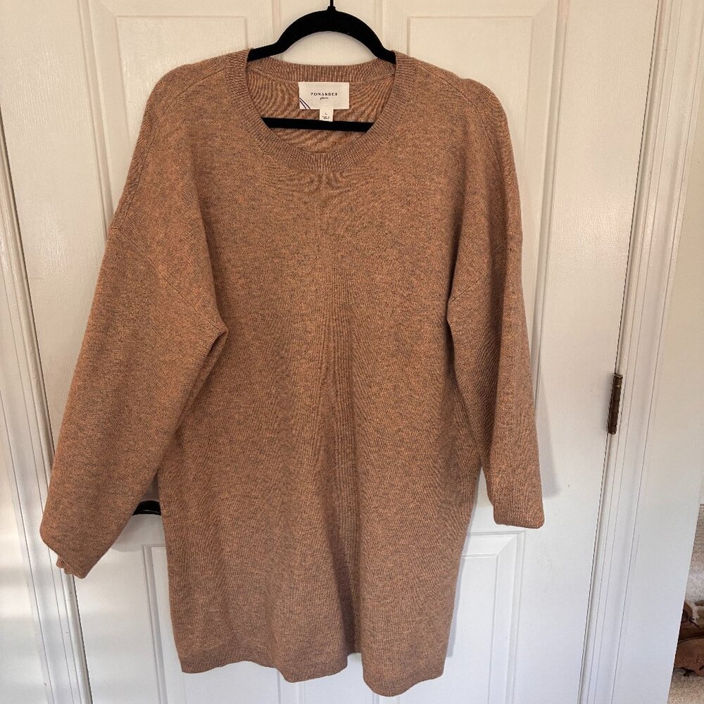 Tuckernuck Vivian Crewneck Dress Beigh-  Large